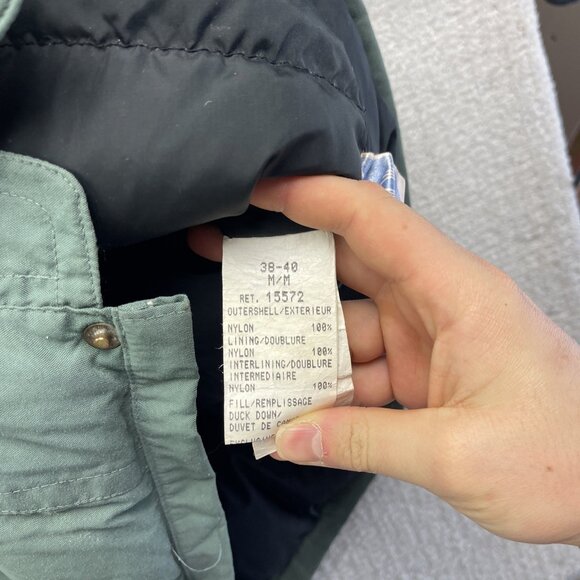 VTG Canada Goose “Snow Goose” Down Parka Jacket Military Green Men Sz M - Picture 12 of 16